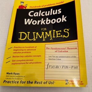 Calculus Workbook for Dummies - Yellow/Black